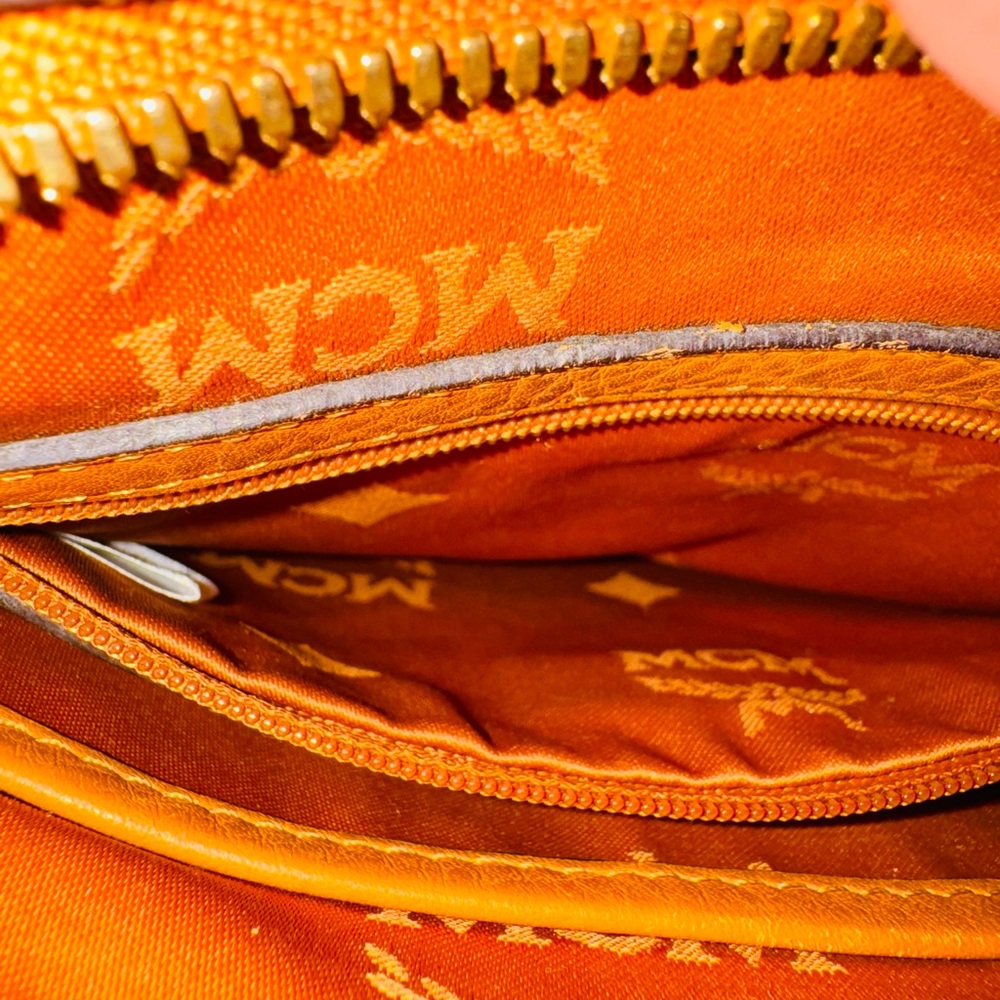 MCM Cognac Visetos Monogram Crossbody Bag - Picture 10 of 15